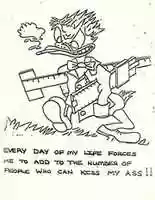 Free download Donald Duck Office Humor free photo or picture to be edited with GIMP online image editor