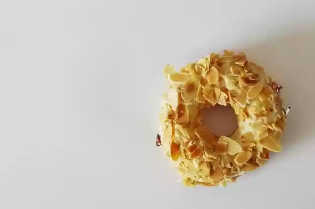 Free download donut sweet pastry bread almonds free picture to be edited with GIMP free online image editor