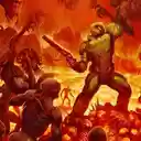 Doom Red theme by toxic  screen for extension Chrome web store in OffiDocs Chromium