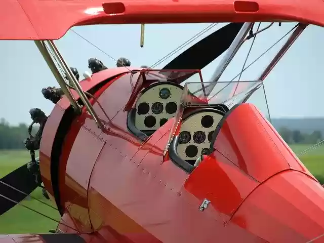 Free download Double Decker Oldtimer Flying -  free photo or picture to be edited with GIMP online image editor