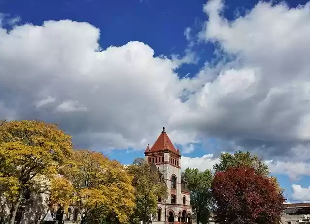 Free download Downtown Fall Architecture -  free free photo or picture to be edited with GIMP online image editor