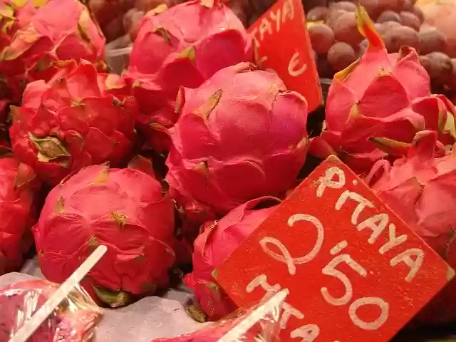 Free download Dragon Fruit Spain Market -  free photo template to be edited with GIMP online image editor