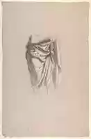 Free download Drapery Study for Clovis (middle register; study for wall paintings in the Chapel of Saint Remi, Sainte-Clotilde, Paris, 1858) free photo or picture to be edited with GIMP online image editor