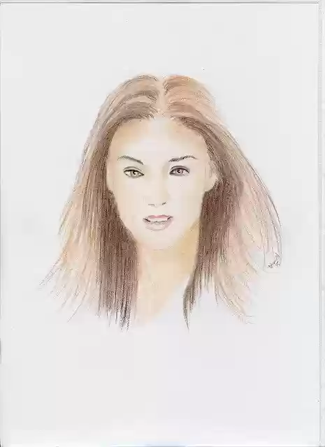 Free download Drawing Color Women -  free illustration to be edited with GIMP free online image editor