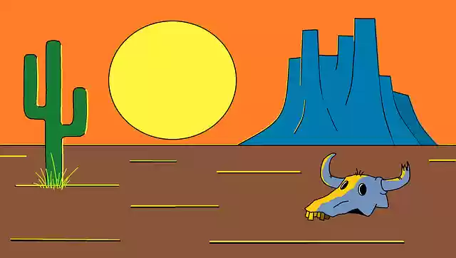 Free download Drawing Desert Arizona -  free illustration to be edited with GIMP free online image editor
