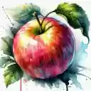 Drawing of an apple  screen for extension Chrome web store in OffiDocs Chromium