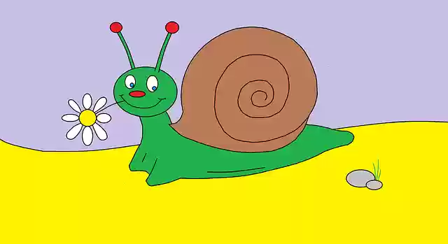 Free download Drawing Snail Green -  free illustration to be edited with GIMP free online image editor