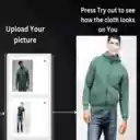 DressUp: Virtual Try On  screen for extension Chrome web store in OffiDocs Chromium