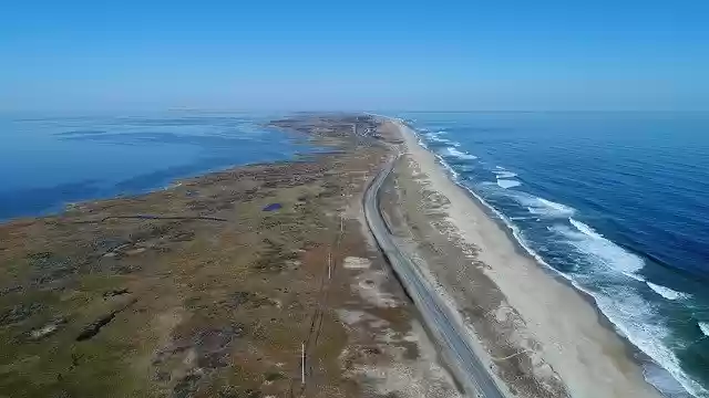 Free download Drone Aerial Beach -  free photo or picture to be edited with GIMP online image editor