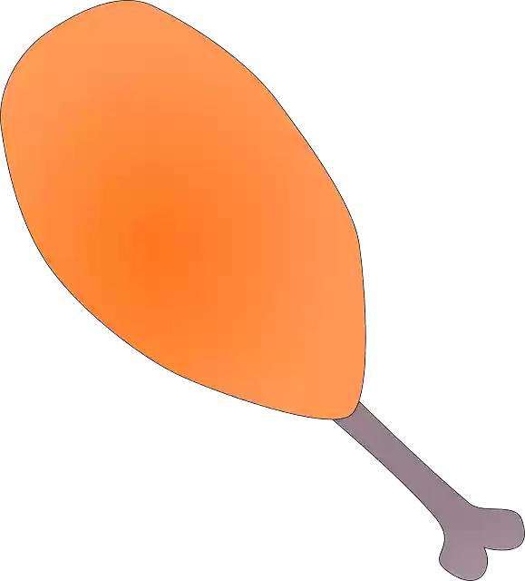 Free download Drumstick Leg Orange - Free vector graphic on Pixabay free illustration to be edited with GIMP free online image editor