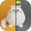 Dual Cat Game Collect Stars and Fish to Unlock Special Rewards!  screen for extension Chrome web store in OffiDocs Chromium