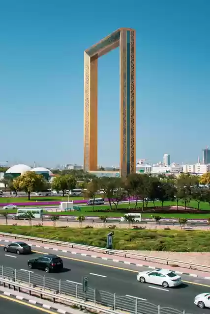 Free download dubai frame building landmark free picture to be edited with GIMP free online image editor