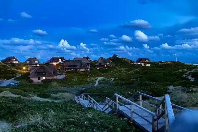 Free download Dunes Sylt Evening North -  free photo or picture to be edited with GIMP online image editor