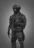 Free download (Duplicate) Modern Soldier - Concept Art free photo or picture to be edited with GIMP online image editor