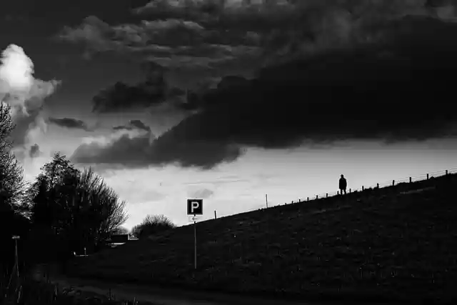 Free download dyke clouds dark silhouette tree free picture to be edited with GIMP free online image editor