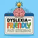Dyslexia Friendly Converter  screen for extension Chrome web store in OffiDocs Chromium