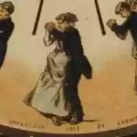Free download EADWEARD JAMES MUYBRIDGE - ZOOPRAXISCOPE WALTZING COUPLE 1879 free photo or picture to be edited with GIMP online image editor