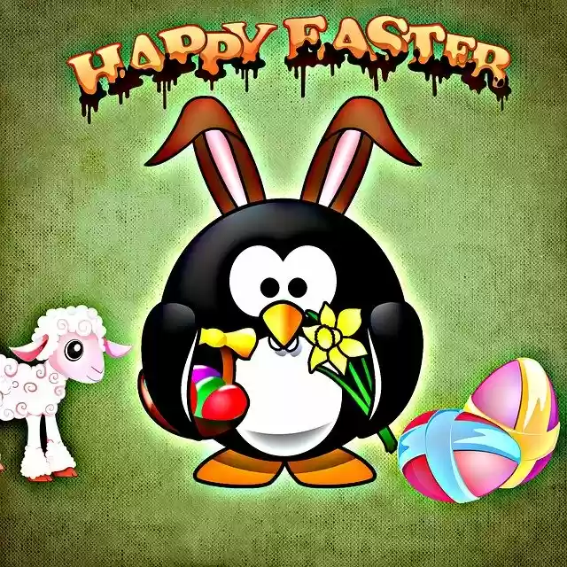 Easter Greeting Card Funny by OffiDocs for office