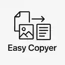 Easy Copyer  screen for extension Chrome web store in OffiDocs Chromium