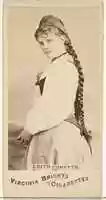 Free download Edith Forsyth, from the Actors and Actresses series (N45, Type 1) for Virginia Brights Cigarettes free photo or picture to be edited with GIMP online image editor