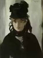 Free download Edouard Manet, Berthe Morisot With A Bouquet Of Violets free photo or picture to be edited with GIMP online image editor