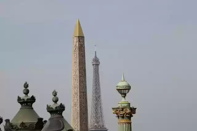 Free download Eiffel Tower Obelisk Monuments -  free photo or picture to be edited with GIMP online image editor
