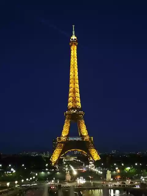 Free download Eiffel Tower Paris France Places -  free photo or picture to be edited with GIMP online image editor