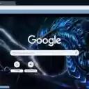 Electric Blue Dragon  screen for extension Chrome web store in OffiDocs Chromium