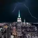 Electric NYC Night Theme  screen for extension Chrome web store in OffiDocs Chromium