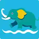 elephant swimming  screen for extension Chrome web store in OffiDocs Chromium