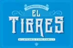 Free download El Tigres font family free photo or picture to be edited with GIMP online image editor