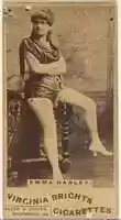 Free download Emma Hanley, from the Actors and Actresses series (N45, Type 1) for Virginia Brights Cigarettes free photo or picture to be edited with GIMP online image editor