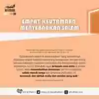 Free download EMPAT KEUTAMAAN MENYEBARKAN SALAM free photo or picture to be edited with GIMP online image editor