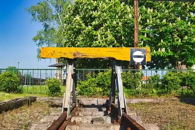 Free download End Of Track Rails Final -  free photo or picture to be edited with GIMP online image editor