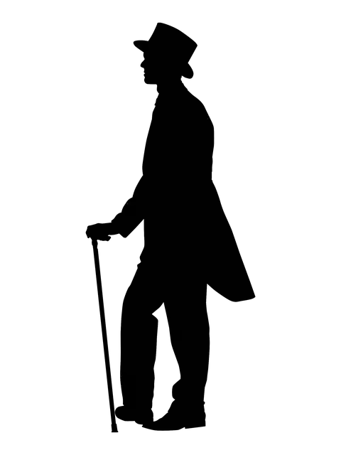 Free download Englishmen Men Silhouette -  free illustration to be edited with GIMP free online image editor