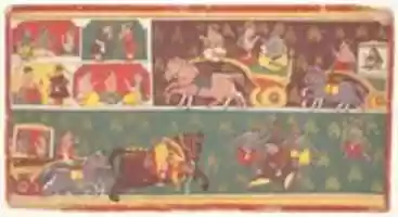 Free download Episodes from Krishnas Life: Folio from a Bhagavata Purana (Ancient Stories of Lord Vishnu) free photo or picture to be edited with GIMP online image editor