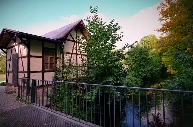 Free download Espachbad The Ticket Booth Autumn -  free photo or picture to be edited with GIMP online image editor