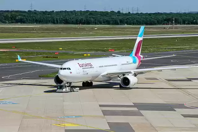 Free download eurowings dus airport airplane free picture to be edited with GIMP free online image editor