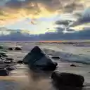 Evening sea  screen for extension Chrome web store in OffiDocs Chromium