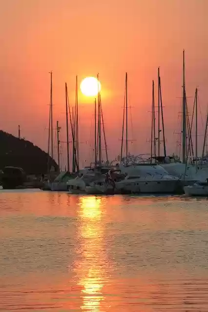 Free download Evening Ship Port -  free photo or picture to be edited with GIMP online image editor