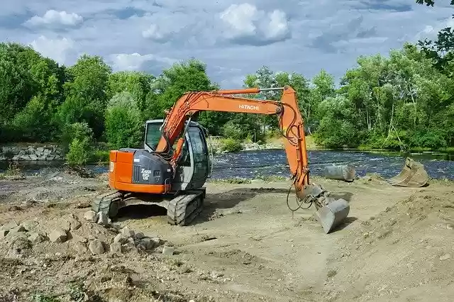 Free download Excavators Site Construction -  free free photo or picture to be edited with GIMP online image editor