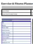 Modelo de cronograma de exercícios para download gratuito Modelo Microsoft Word, Excel ou Powerpoint gratuito para ser editado com LibreOffice online ou OpenOffice Desktop online