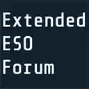 Extented ESO Forum  screen for extension Chrome web store in OffiDocs Chromium