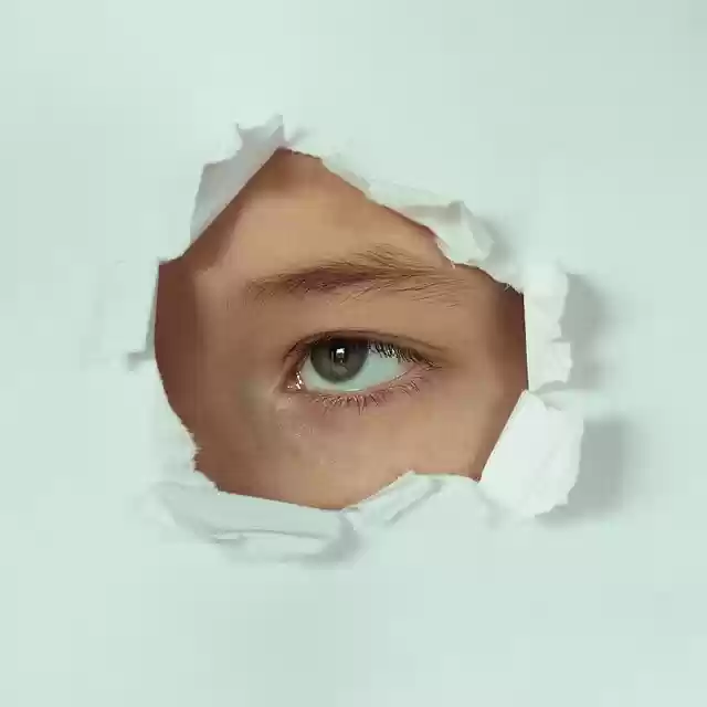 Free download eye paper watch sight hole free picture to be edited with GIMP free online image editor