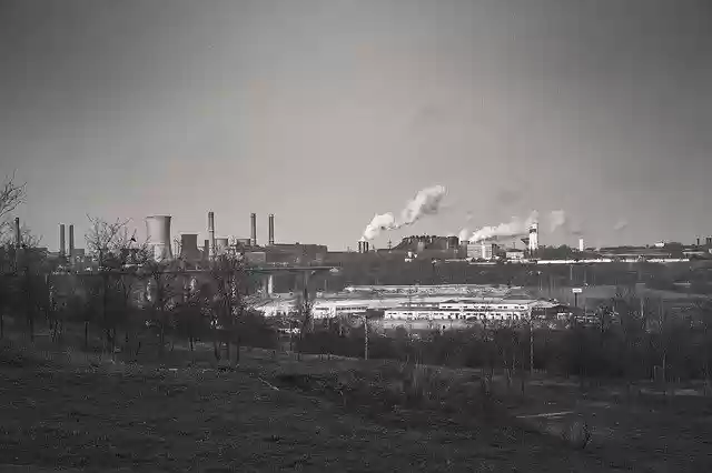 دانلود رایگان Factory Smoke Pollution - عکس یا تصویر رایگان قابل ویرایش با ویرایشگر تصویر آنلاین GIMP