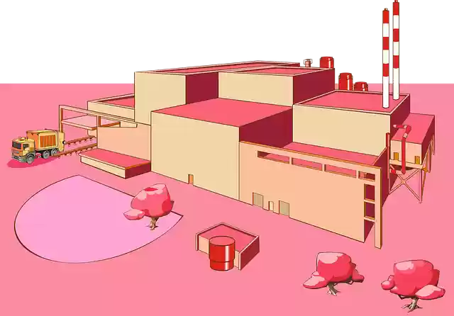 Free download Factory Tower Drawing -  free illustration to be edited with GIMP free online image editor