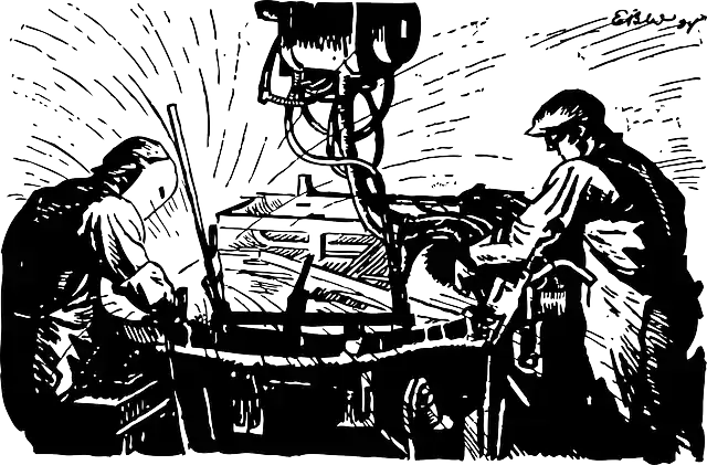 Free download Factory Welder Welding - Free vector graphic on Pixabay free illustration to be edited with GIMP free online image editor