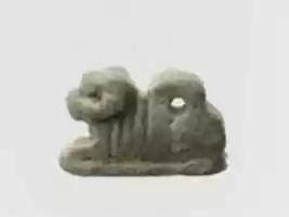 Free download Faience amulet in the form of a ram free photo or picture to be edited with GIMP online image editor