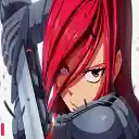 Fairy Tail Erza Scarlet Theme  screen for extension Chrome web store in OffiDocs Chromium