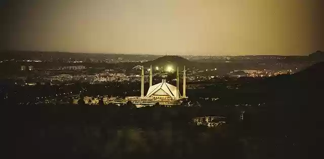 Free download Faisal Mosque Islamabad Pakistan -  free photo or picture to be edited with GIMP online image editor